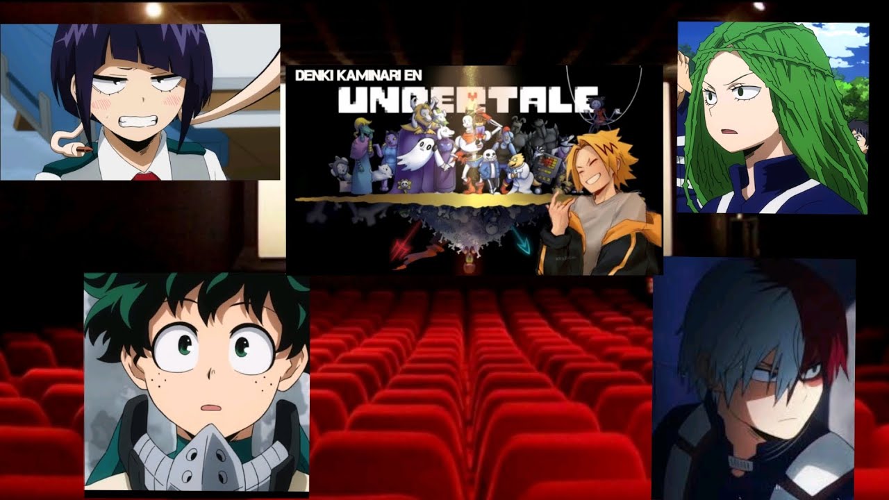 Bnha reaccionando a denki en undertale: capitulo 1