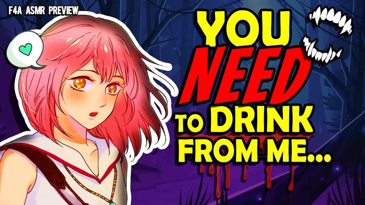 ASMR RP🩸Forced to Feed from Your Party Member! [Vampire Listener] [F4A] [NO AI] [Preview]