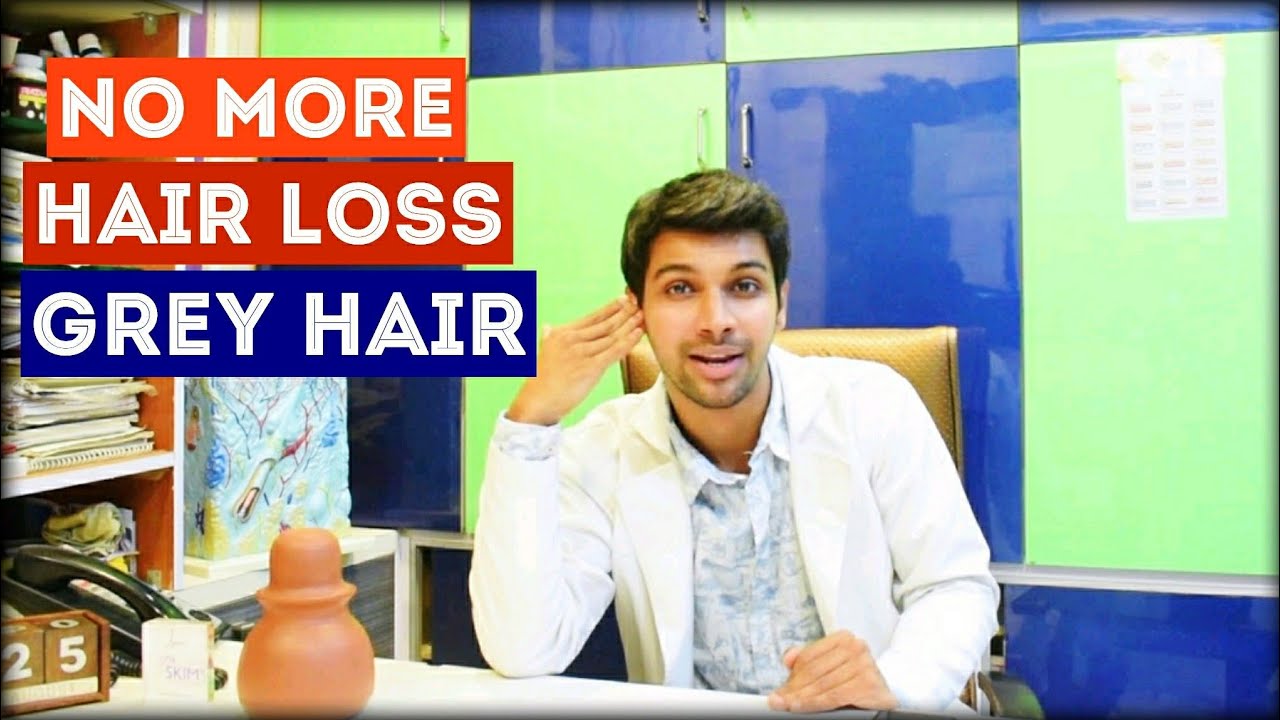 How To Turn White Grey Hair To Black Hair & Stop Hair Loss Naturally Permanently by Dr. Raj Satpute