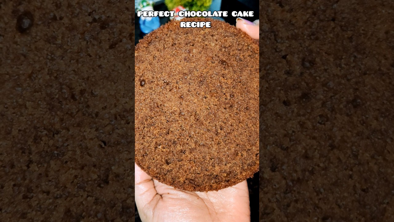 Perfect & soft eggless chocolate cake recipe | Chocolate cake | 