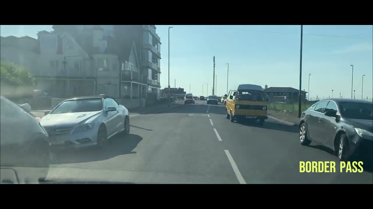Drive tour of Sunny Margate, Kent, England.