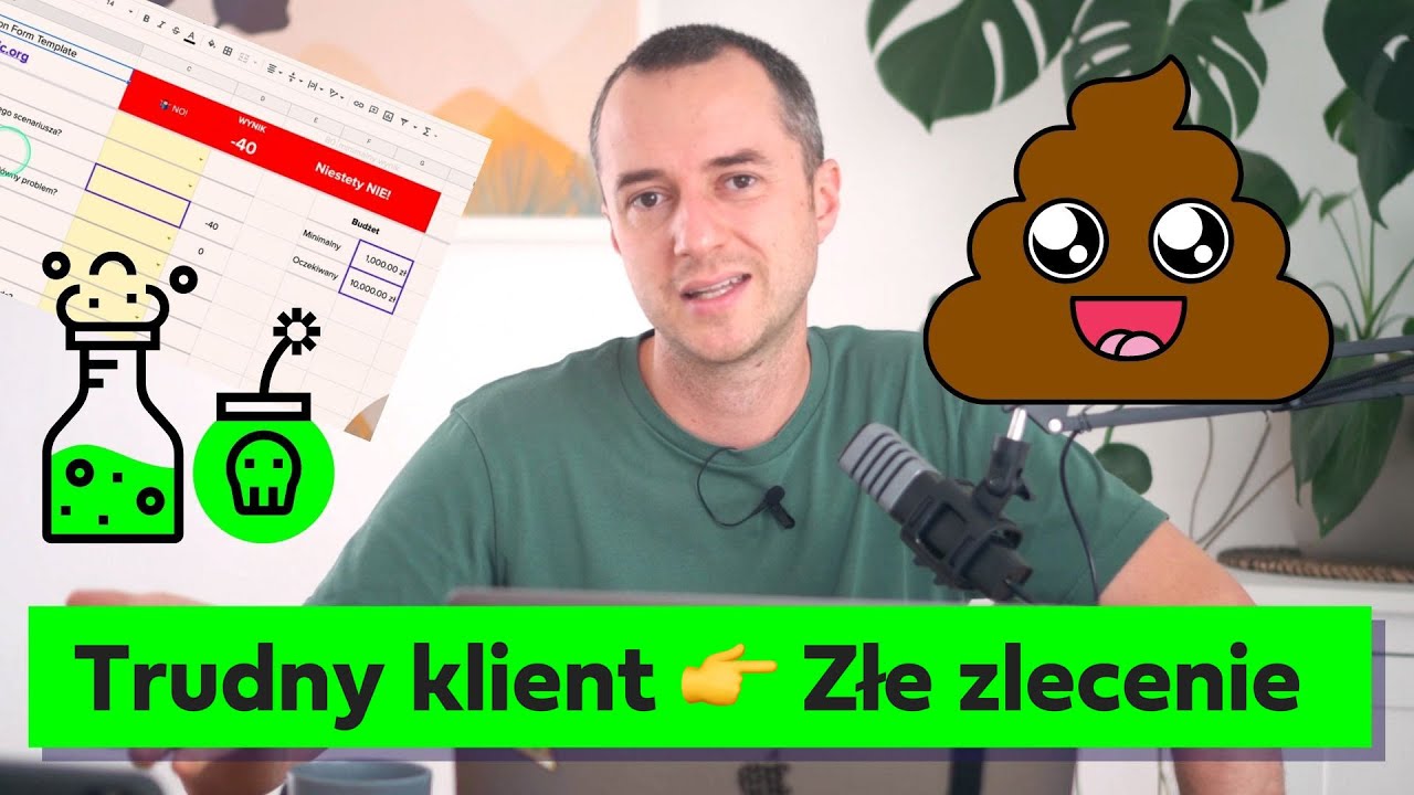 Toksyczny klient, złe zlecenie ☠️ Skuteczny sposób na unikanie problemów!  🔥Nasze narzędzie za free.