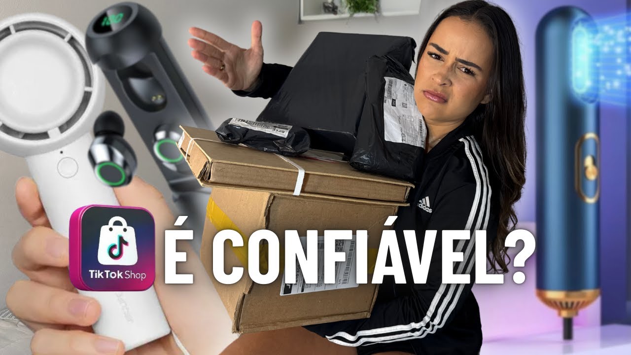 COMPREI NO TIKTOK SHOP PELA PRIMEIRA VEZ | &Eacute; confi&aacute;vel?  Vale a pena?