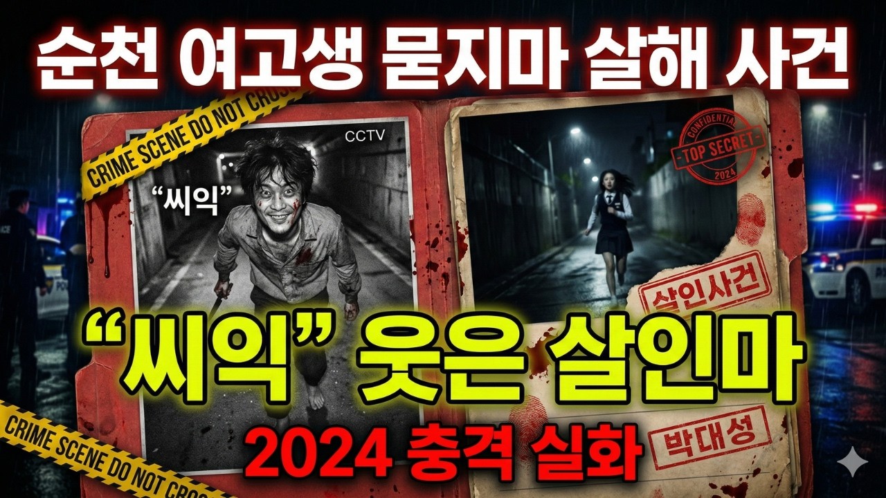 [충격 실화] 순천 여고생 묻지마 살해 사건 | 범행 직후 '씨익' 웃은 30대 살인마 전말