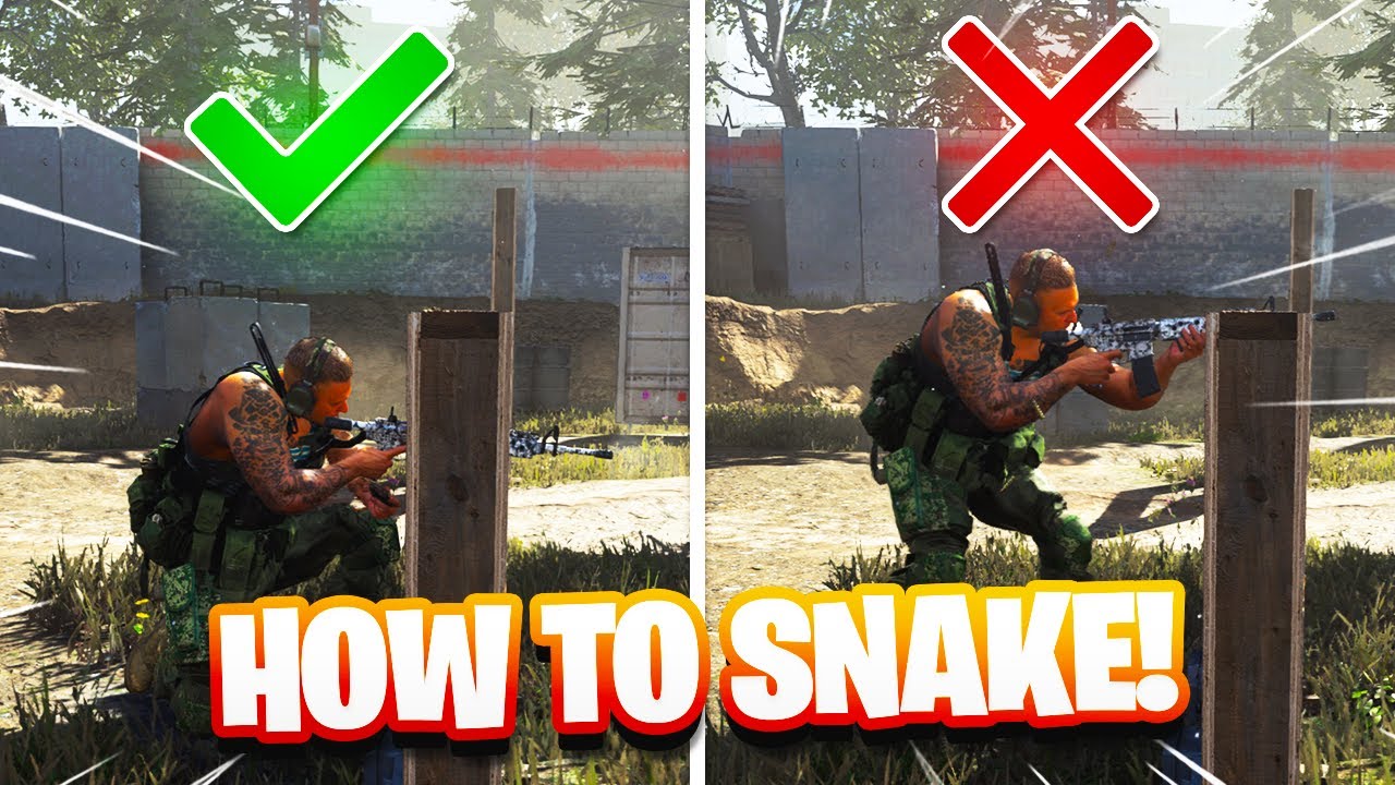 HOW TO SNAKE LIKE A PRO PLAYER in Modern Warfare!