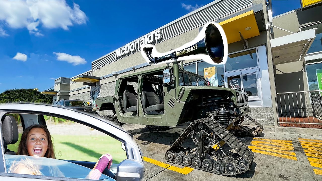 I Put a CRUISE SHIP HORN On My TANK…(SO LOUD)