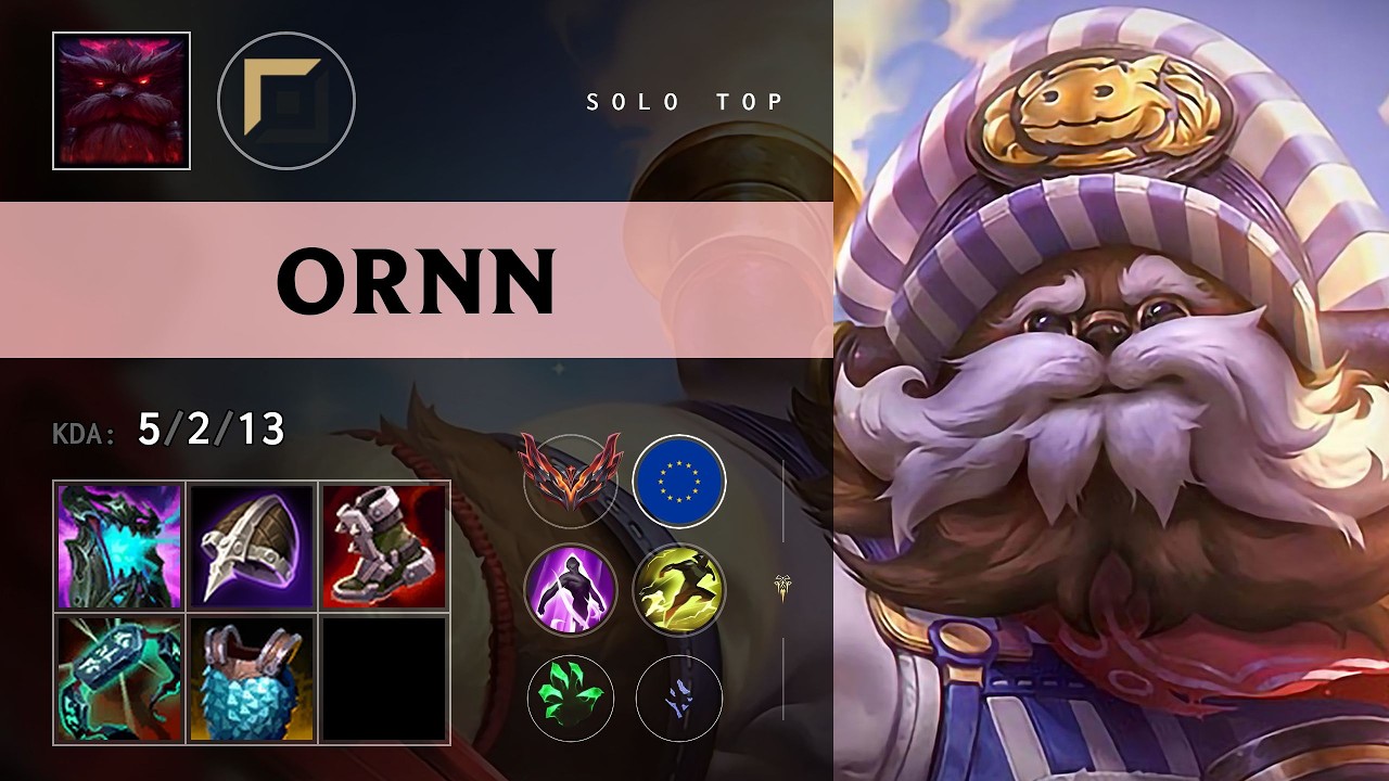 Ornn Top vs Urgot - EUW Grandmaster Patch 26.17