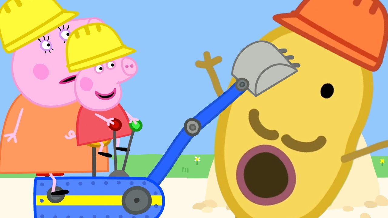 Pepp Pig lernt, mit Baggern Spaß zu haben | Peppa-Wutz Volle Episoden 🦖 Cartoons Für Kinder