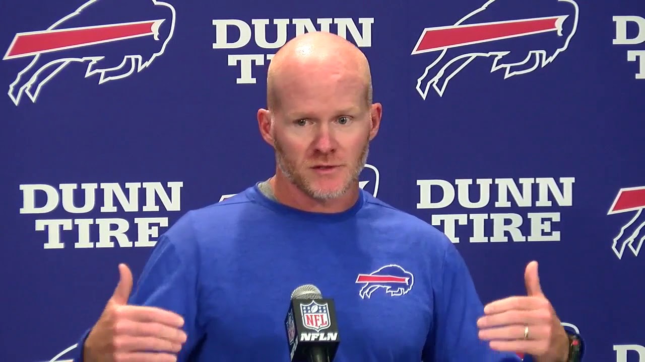 Bills head coach Sean McDermott on Cameron Jefferson raising his fist during the national anthem
