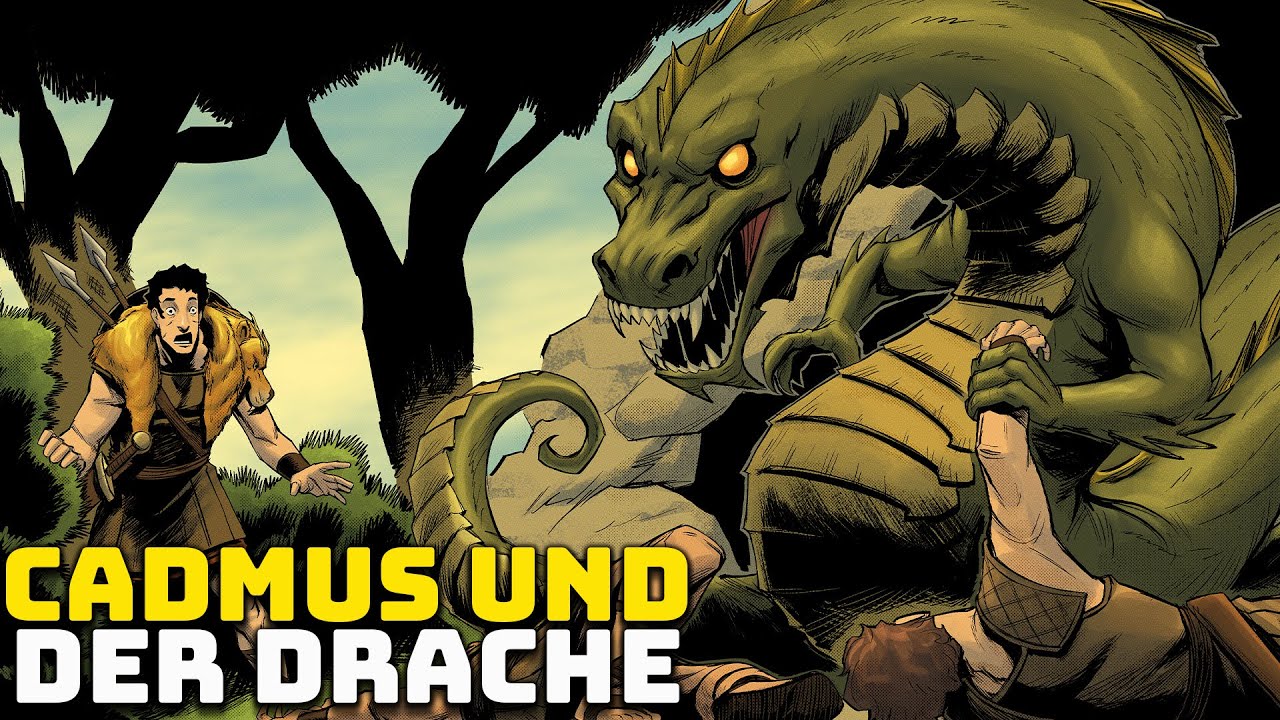 Kadmos konfrontiert den Drachen - Der Ursprung der Stadt Theben - Griechische Mythologie