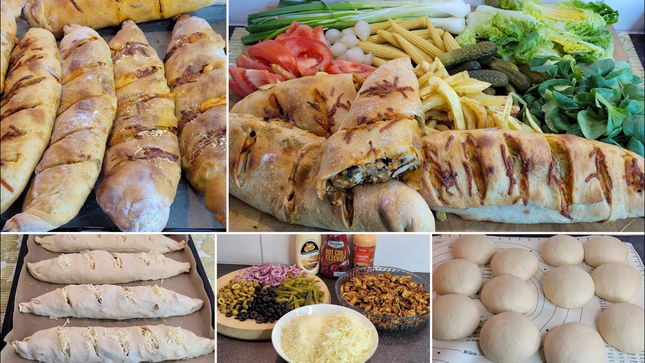باڨات فارسي تونسية بالشاورما تنافس المطاعم / Baguette farcie tunisienne