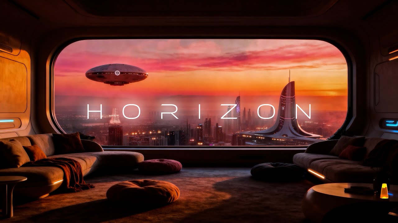 Horizon: Cosmic Calm & Ambient Sci Fi Music | Unwinding Ambient Soundscape