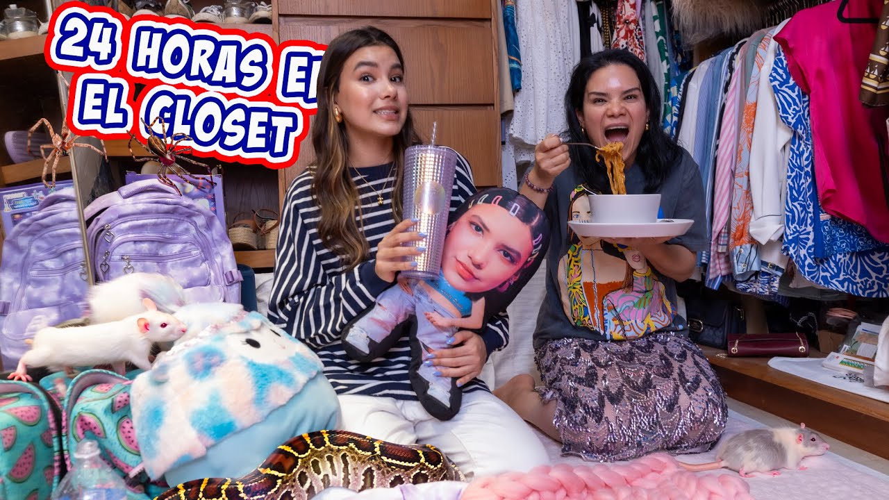 24 HORAS EN EL CLOSET (CON BAÑO) | AnaNANA TOYS