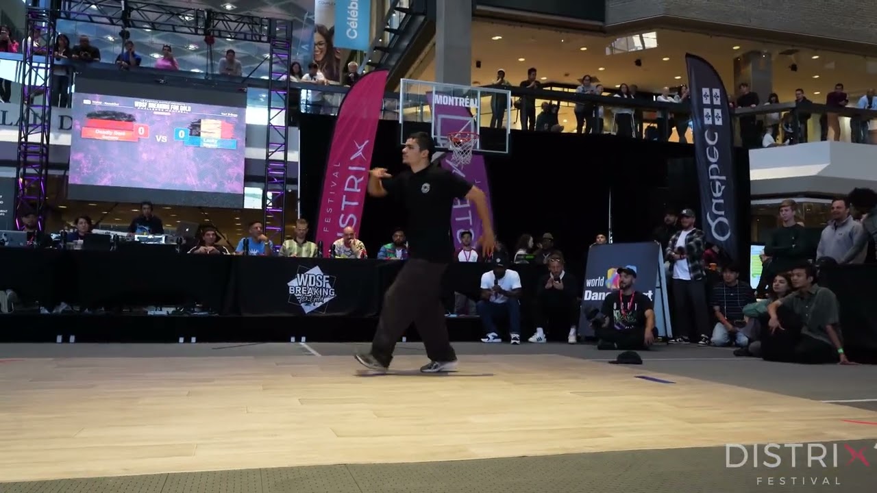 Deadly Dani vs Lucky TOP 32 Bboys l WDSF Breaking for Gold Montreal