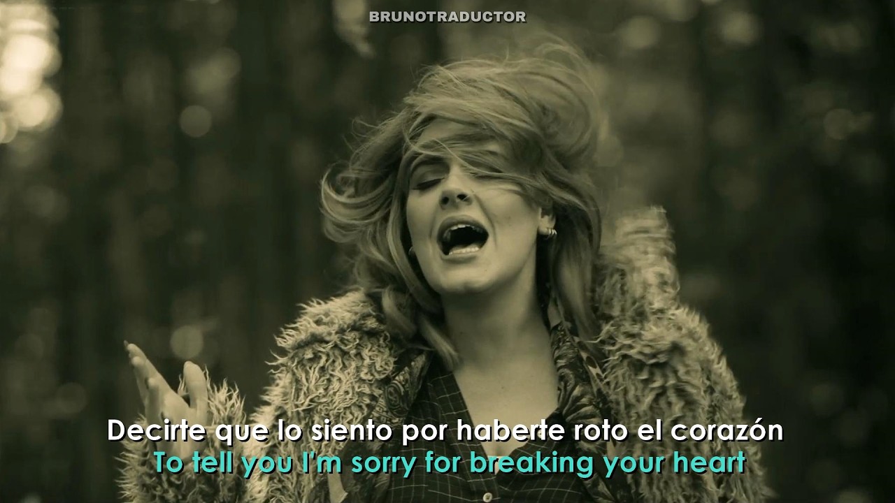 Adele - Hello // Lyrics + Espa&ntilde;ol // Video Oficial