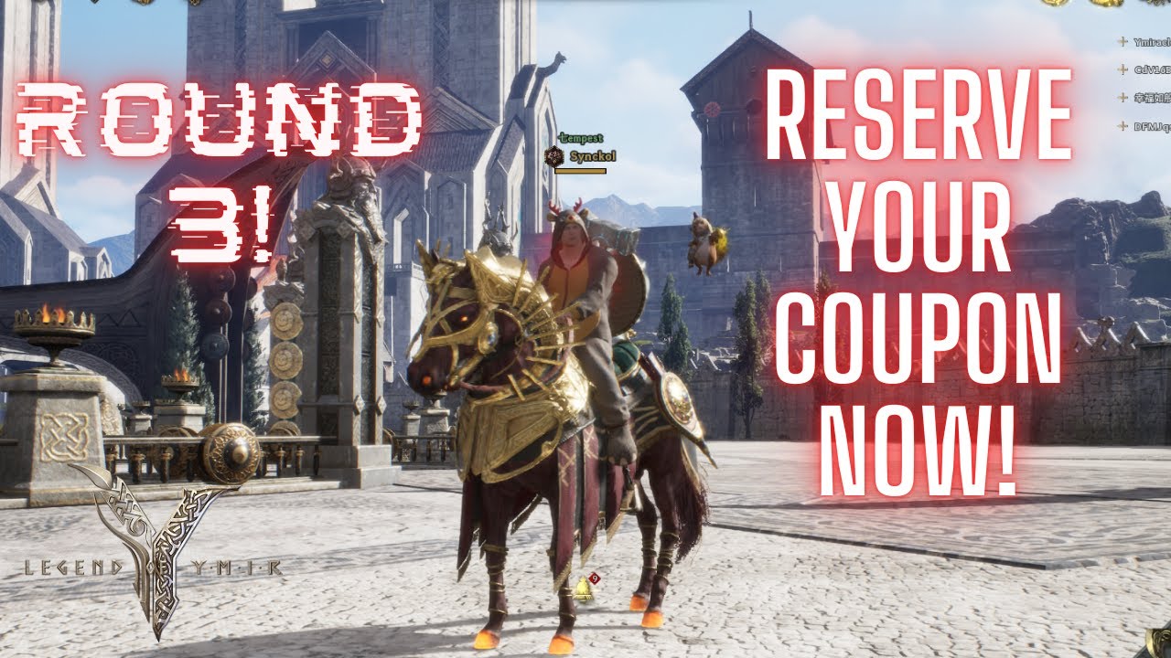 RESERVE YOUR COUPONS NA MGA BOSS! #ymir #legendofymir #newmmorpg