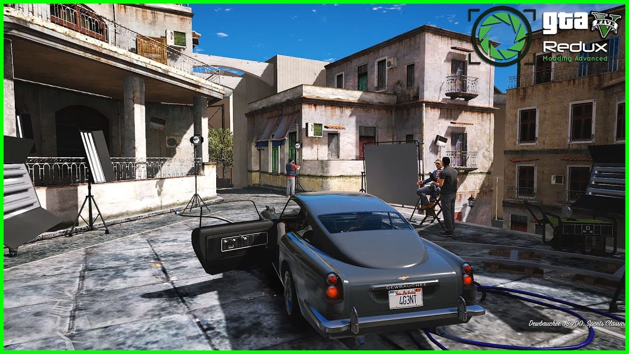 Grand Theft Auto V Deep Inside Mission on Redux Graphics/James Bond and Aston Martin DB5 Gameplay