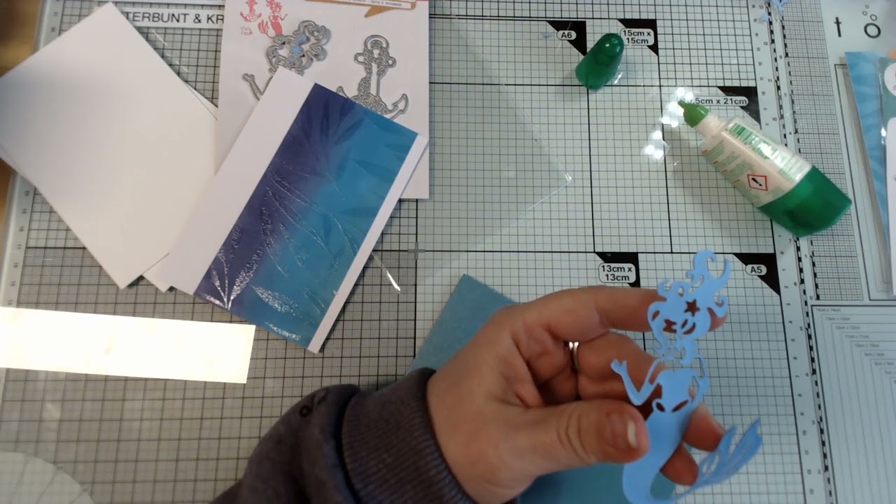 Slimline Paper Pad und Stanze von Action meets Craftelier