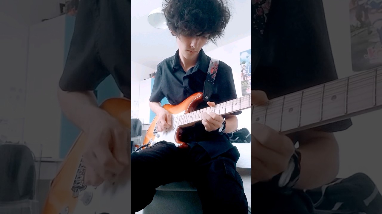 DBL #gogeta OST #guitarcover (background music is from @AnimeGuitarLessons's cover^^ )