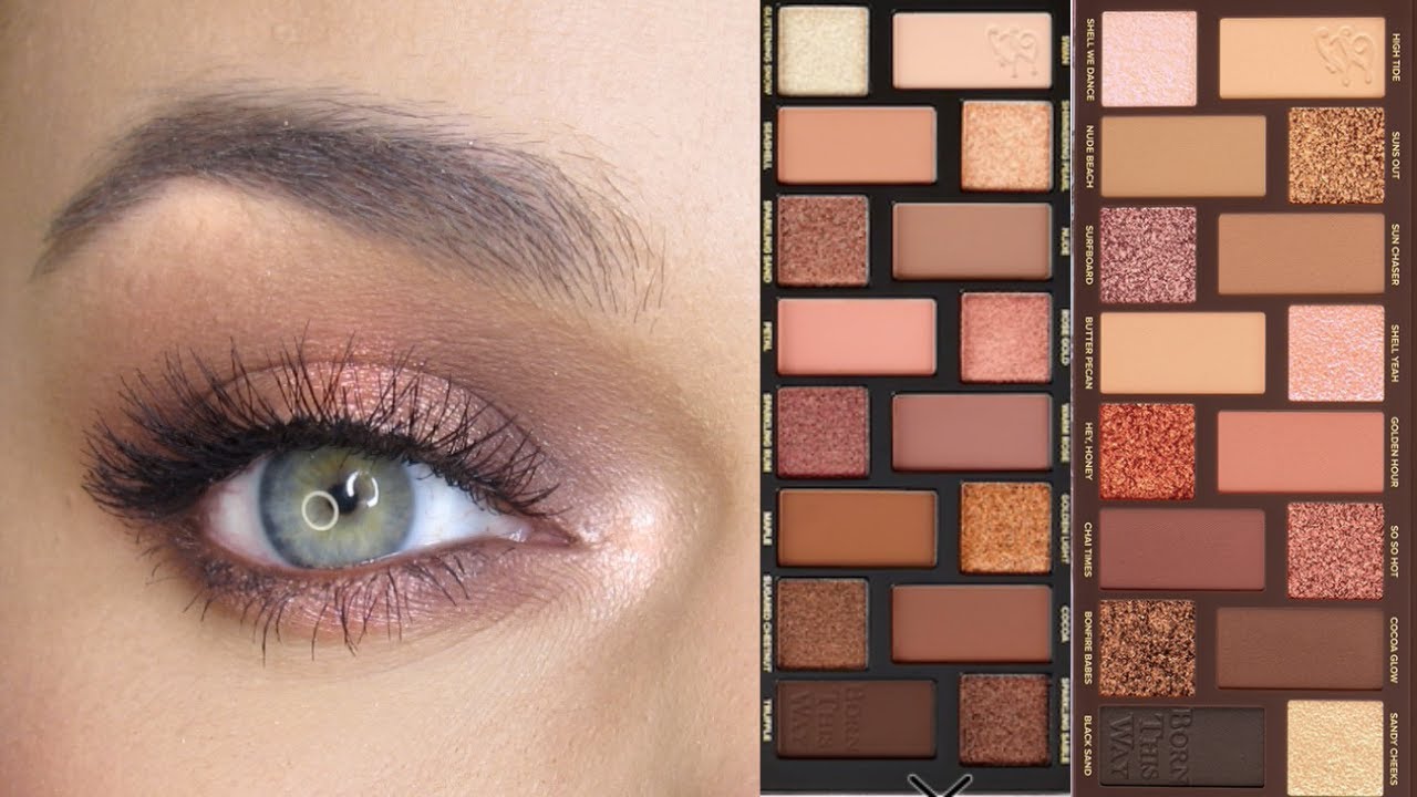 Too Faced Born This Way Palettes Valentine's Day EYESHADOW TUTORIAL!