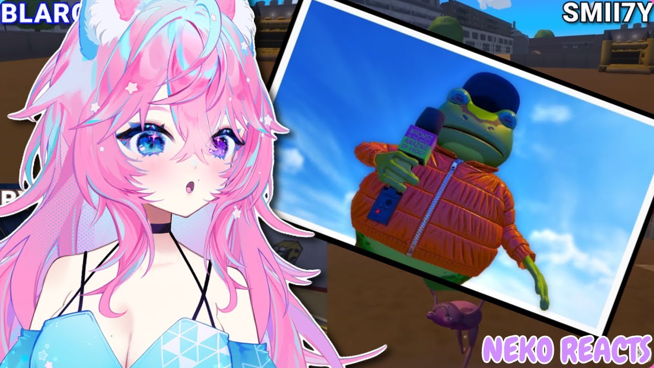 ━☆НЕКО РЕАКЦИЯ━☆ САМАЯ ХАОТИЧНАЯ ИГРА ? ! | РЕАКЦИЯ НА «Эта игра с лягушками УМОРОЖДЁННАЯ» от SMii7Y