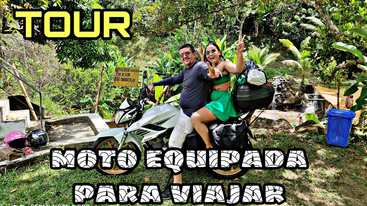 TOUR/ Moto equipada para viajar.🏍️😱