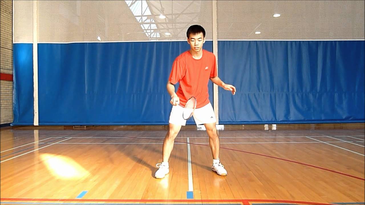 Badminton Footwork by Jimmy Lin, Part 3A: Back Court Forehand