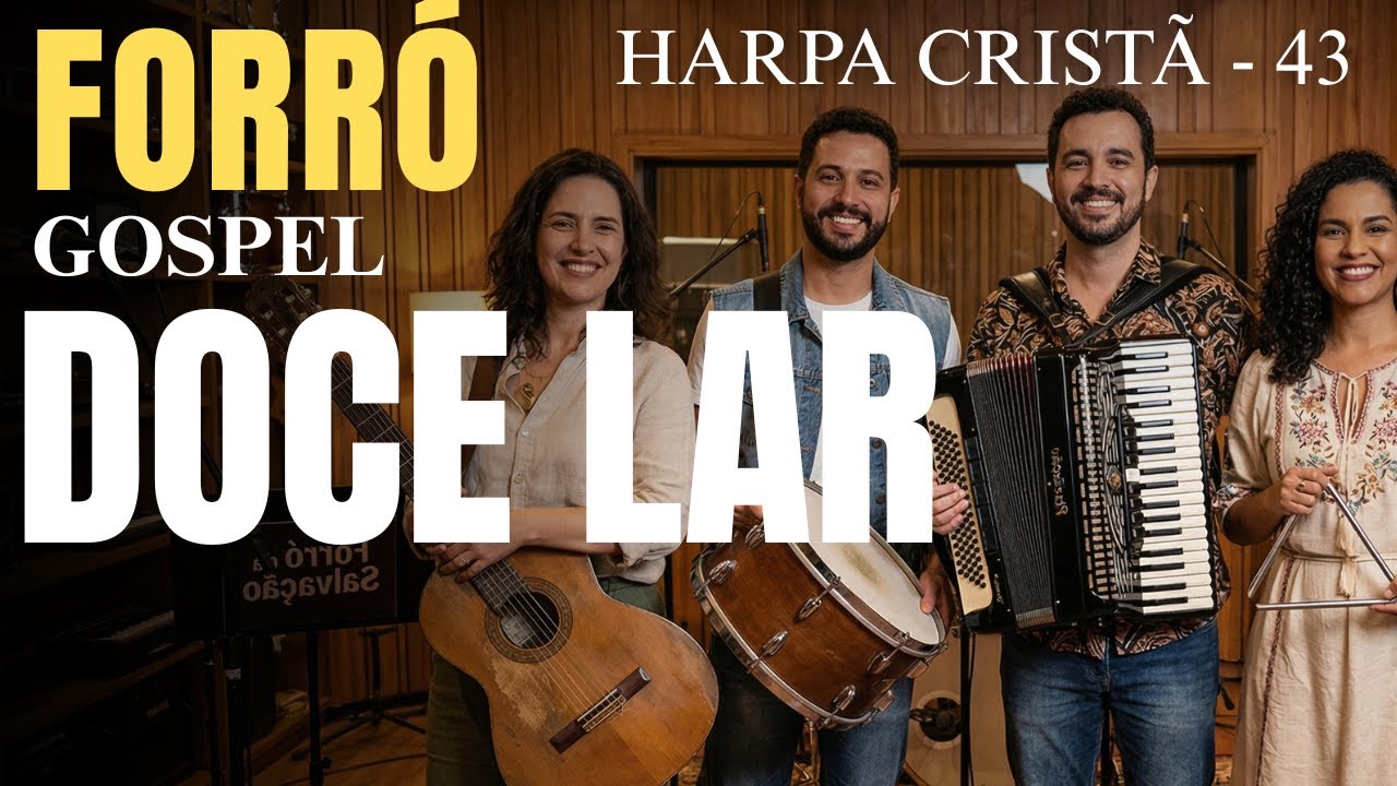 Forró Gospel - Hino da Harpa Cristã 43  “DOCE LAR