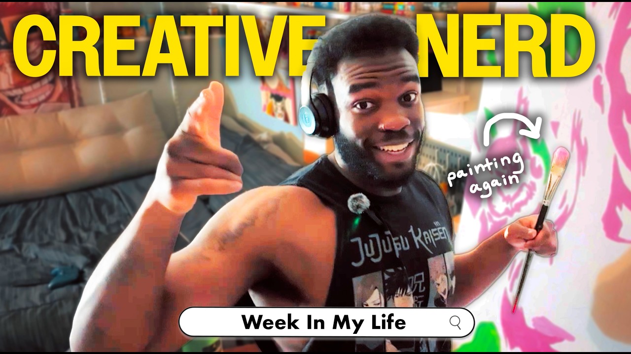 Creative Nerd Diaries Week In My Life | Painting Again, Freelance Design Project, & Fantasy Reads