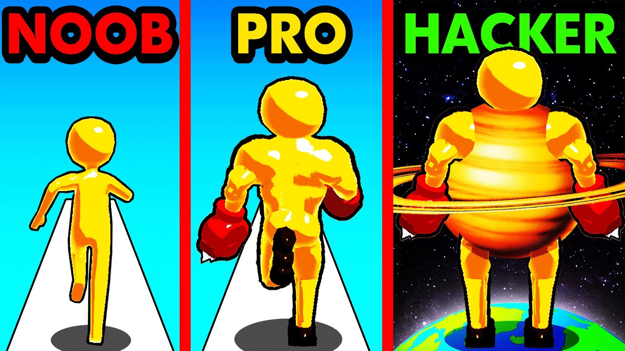 NOOB vs PRO vs HACKER RUNNER UP