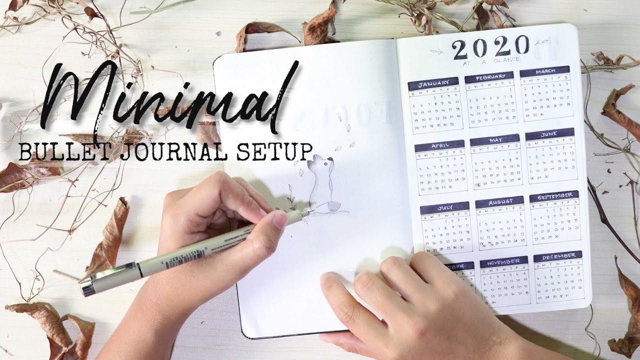 2020 BULLET JOURNAL SETUP | Minimal and Simple