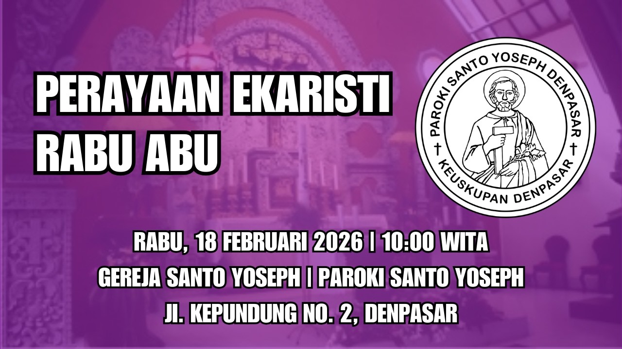 LIVE | PERAYAAN EKARISTI: RABU ABU (MISA II)  18 FEBRUARI 2026