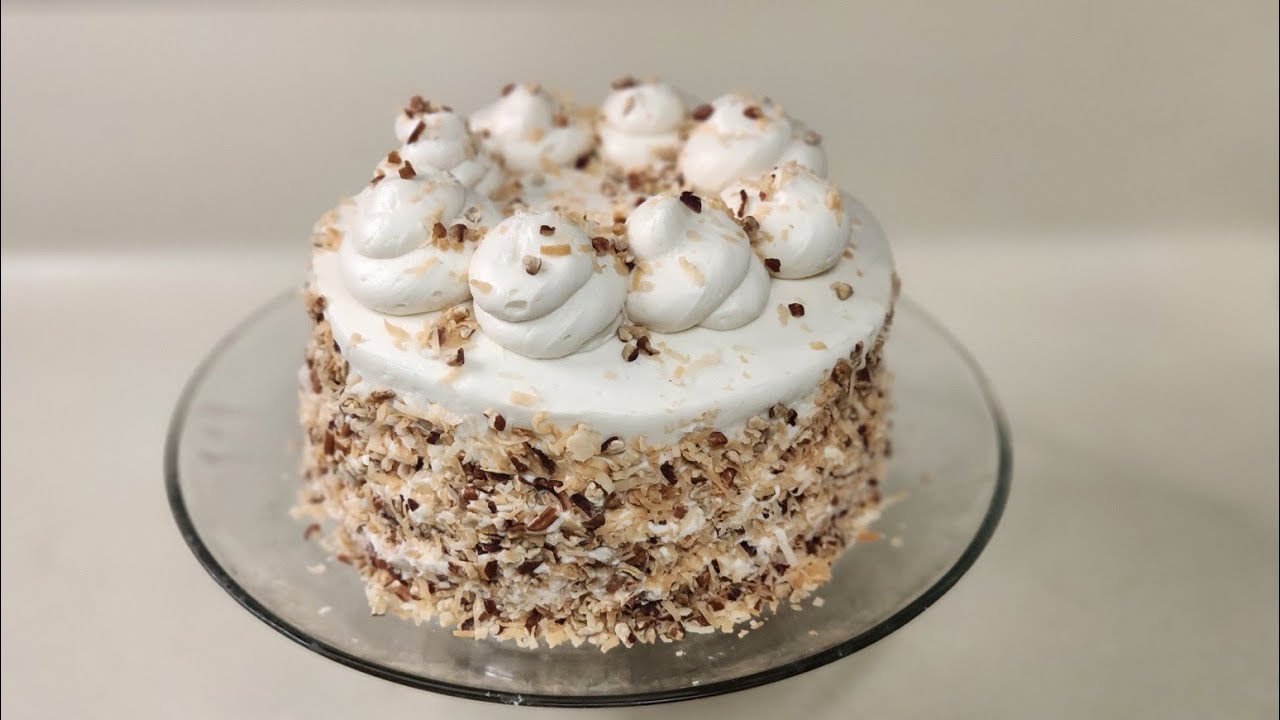 Italian cream cake #baking #italiancreamcake