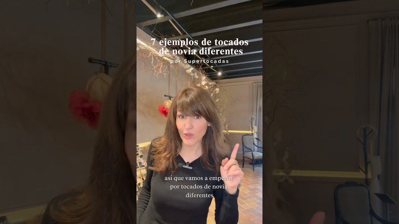 7 tipos de tocados de novia diferentes (que te sorprender&aacute;n)