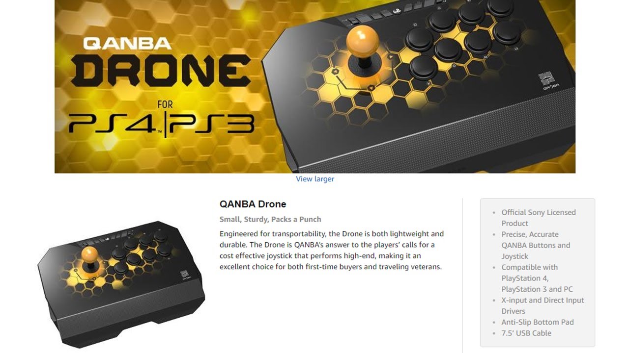 Qanba Drone Joystick 1080p