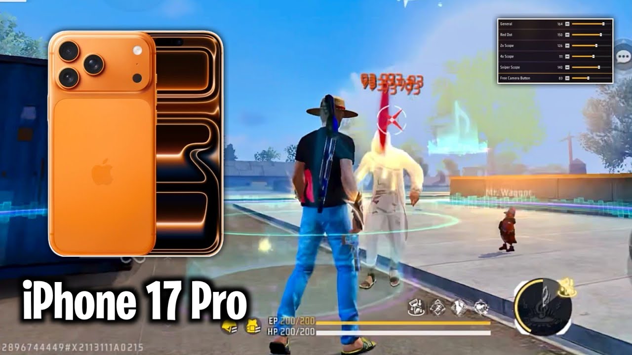 Настройки для хедшотов в Free Fire на iPhone 17 Pro ⚙️ | Настройки чувствительности в Free Fire н...
