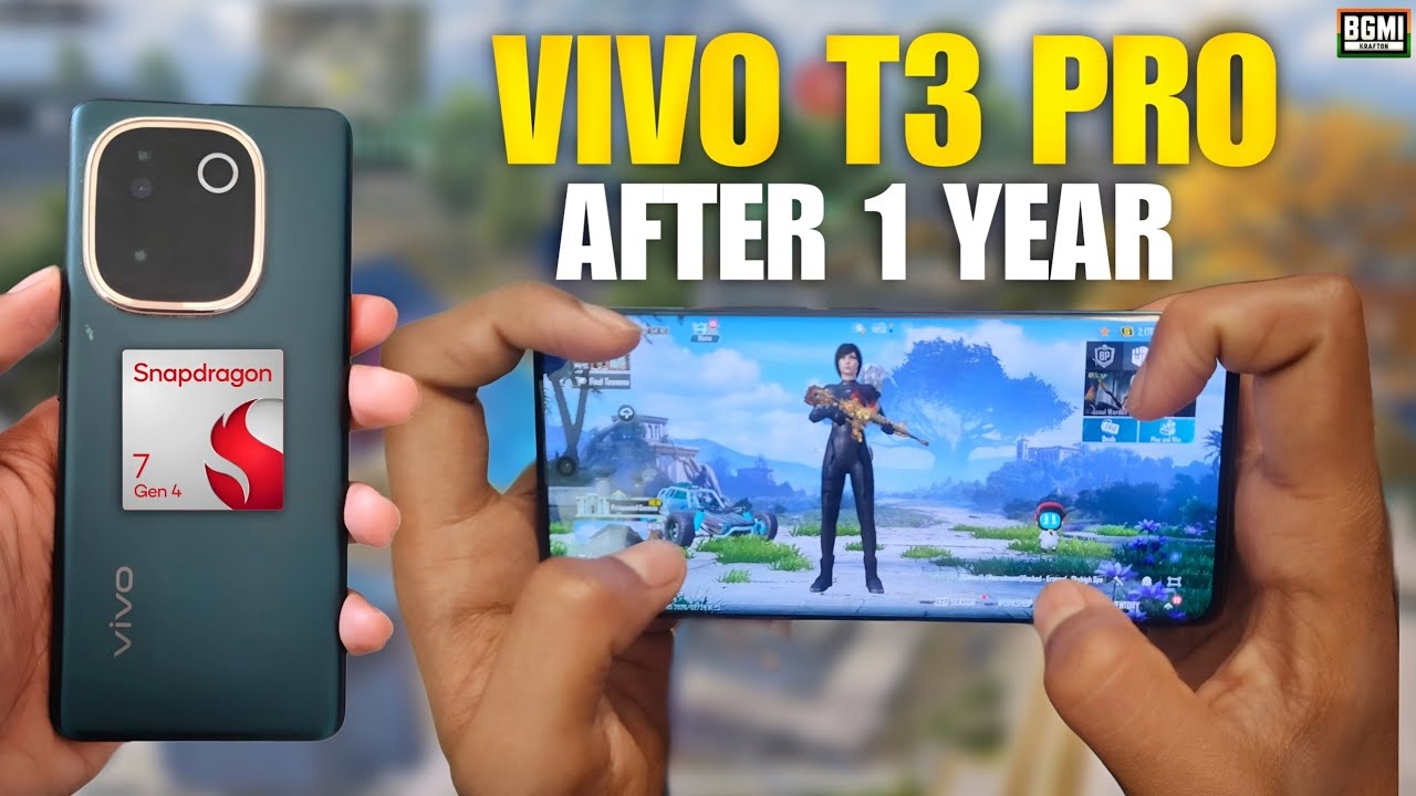 Vivo T3 Pro Performance Test After 1 Year | BGMI New Sensitivity | Performance drop 