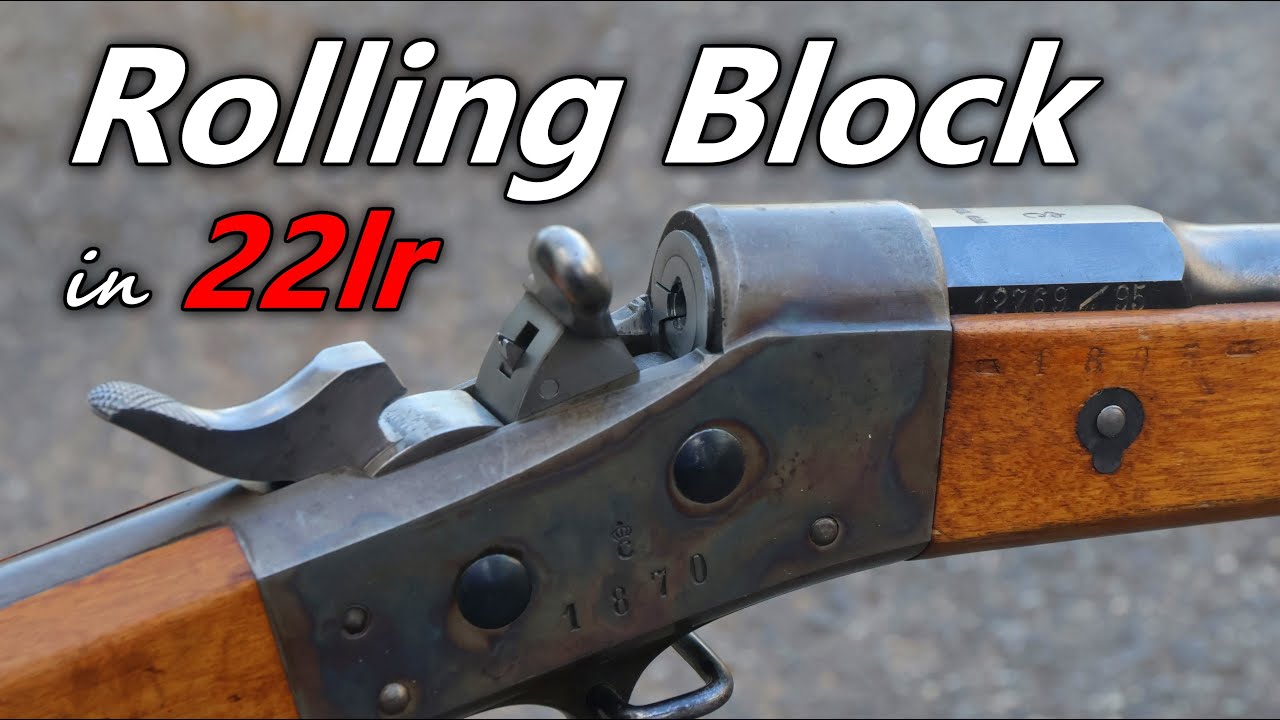 Шведский роликовый блок переоборудован в 22LR