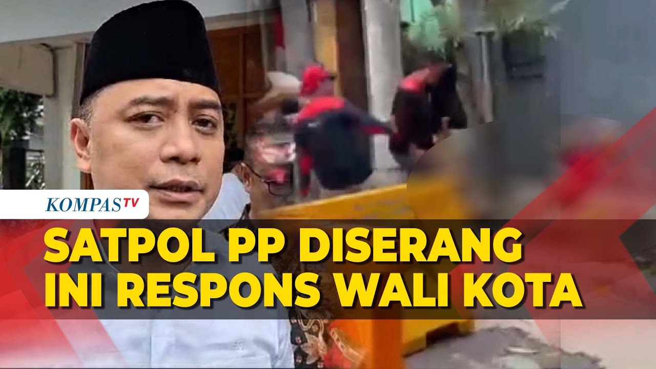 Anggota Satpol PP Surabaya Diserang Oknum Massa Demo Buruh, Wali Kota: Segera Tangkap Pelaku!