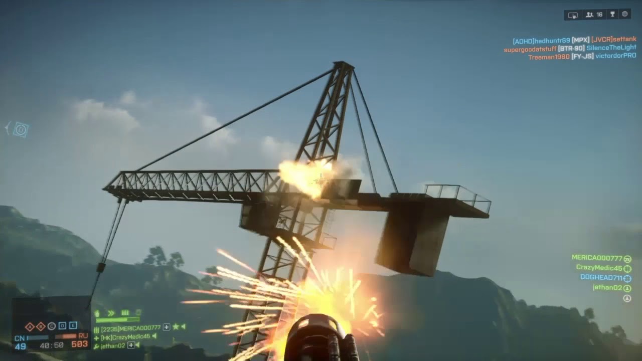 Battlefield 4 - Door Gunner Compilation 1