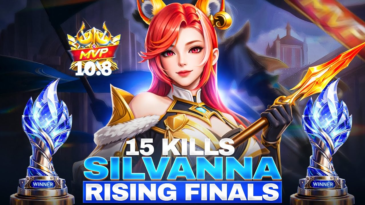 Open Rising Final🏆 Silvanna gameplay 2026 Damage Build | Silvanna Best Build And Emblems 2026