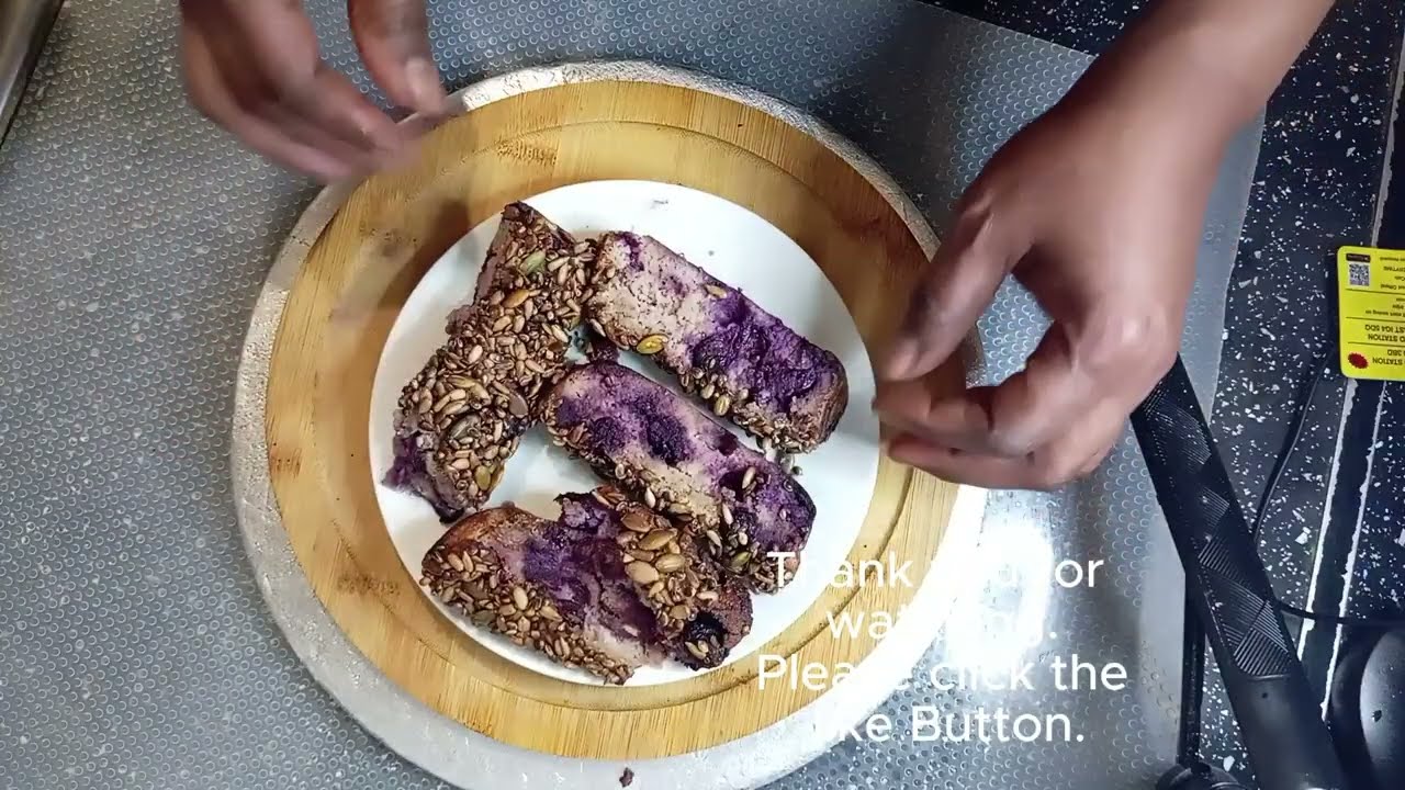 Easy Banana Almond Blueberry Bake | Healthy Almond Flour Banana Recipe #baking #recipes #shorts