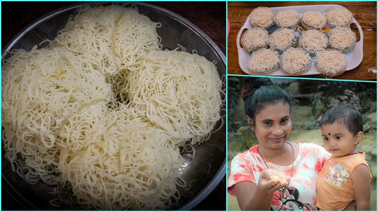 මිනිස්සු ඇයි මෙහෙම කරන්නෙ 😢😥 Sri Lankan String Hoppers with Chicken Curry”