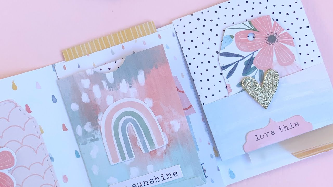 Flipbook Flatmail Fun! Easy Junk Journal - Flat Snail mail 🐌