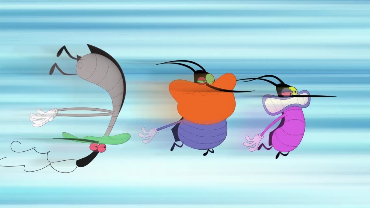 Oggy và những chú gián tinh nghịch | Sự di dời của gián | The Roaches' Move | phim hoạt hình