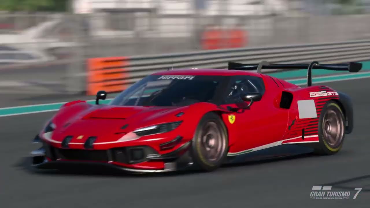 Gran Turismo 7 - Ferrari 296 GT3 '23 Racing in Yas Marina Replay (PS5 Pro - 60 FPS)