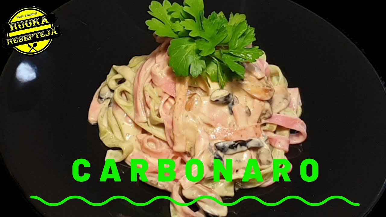 PASTA CARBONARA - RESEPTIT
