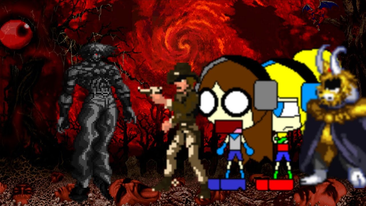 Request #102 | KOF Mugen TM ALSIEL 6P & ]jqVrmq Vs Request Team (Random Team)