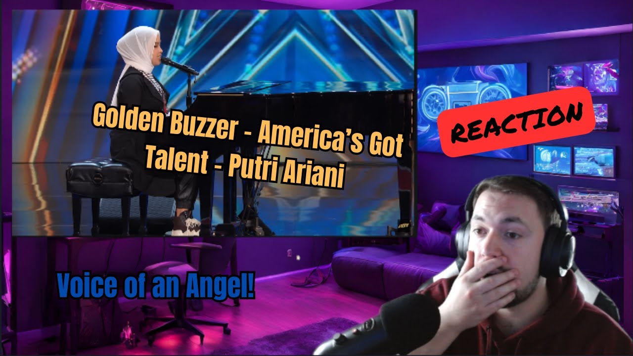 First Time Hearing | Putri Ariani receives the GOLDEN BUZZER from Simon Cowell | AGT 2023 REACTION