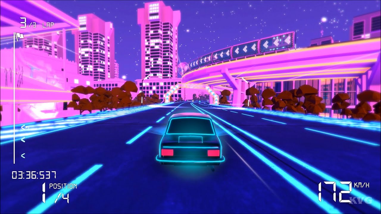 Electro Ride: The Neon Racing - PF 125p Gameplay (PC HD) [1080p60FPS]